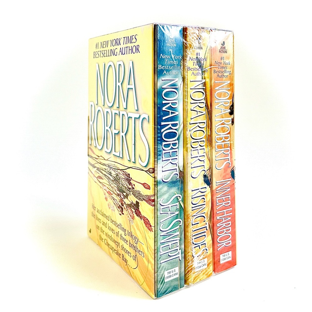 NEW Sealed Nora Roberts Chesapeake Bay Trilogy Gift Set Romance Paperback - Picture 2 of 5